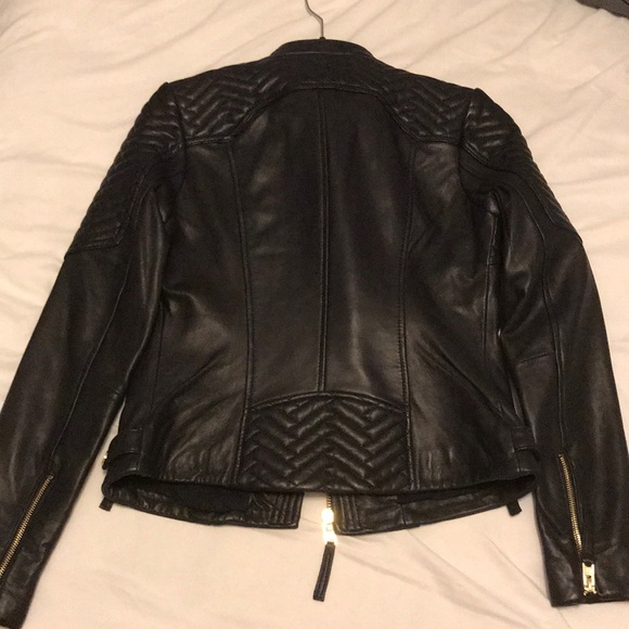 Women’s Micheal Kors leather jacket - Picture 3 of 4